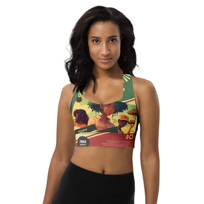 Grow & Give Longline sports bra