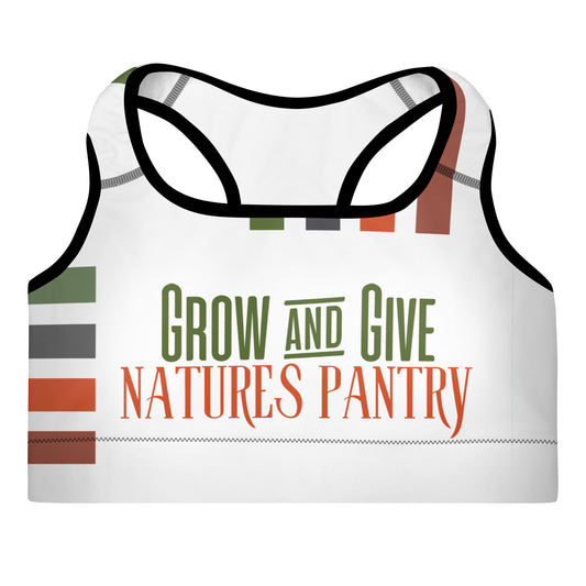 Grow & Give Padded Sports Bra