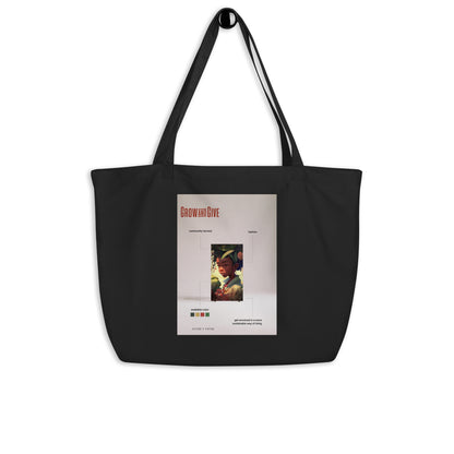 Give and Grow Large Organic Tote Bag