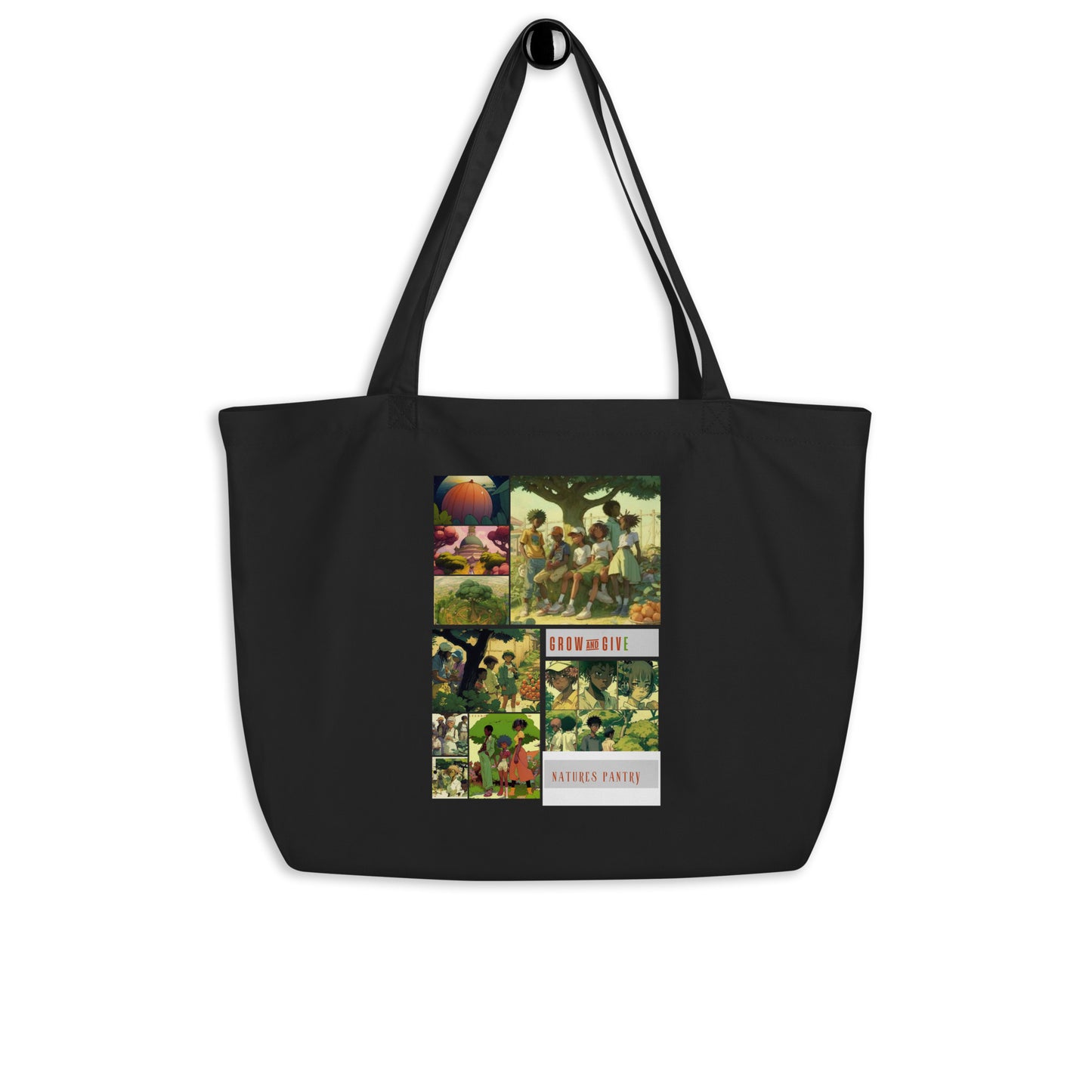 Give and Grow Large Organic Tote Bag