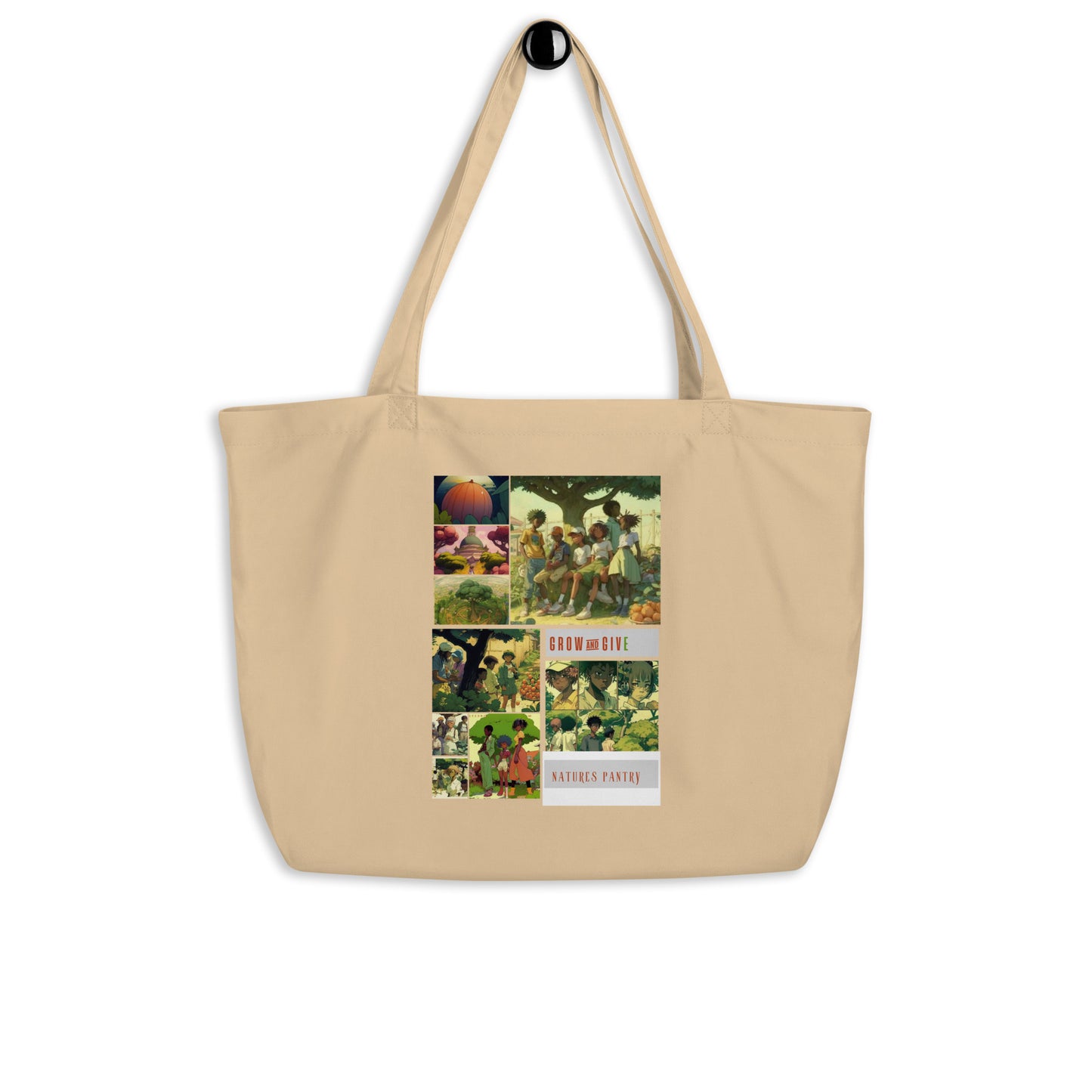 Give and Grow Large Organic Tote Bag